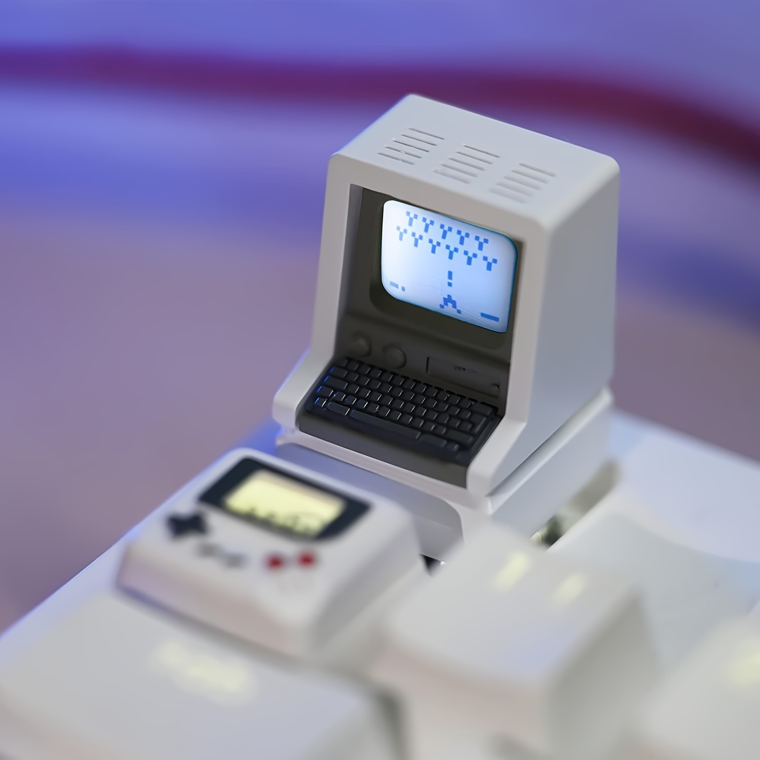 Retro Gaming Mac - 레트로 맥 스타일 키캡, 더블샷 ABS
