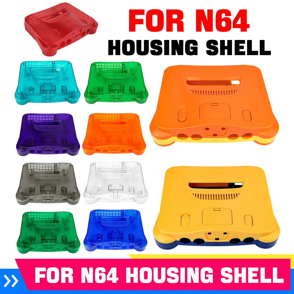 Retro Gaming Console - 11가지 색상의 N64 게임 콘솔용 교체