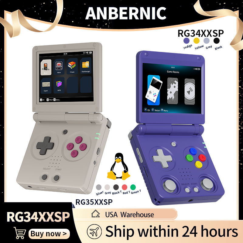 Anbernic RG34XXSP RG35XXSP 플립  - Retro Gaming Mobile 리뷰 및 가격