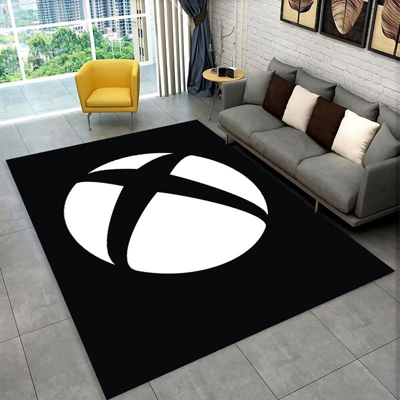 레트로 Xbox 게임 게이머 로고 카펫 러그 침실 거실 - Retro Gaming Logo 리뷰 및 가격