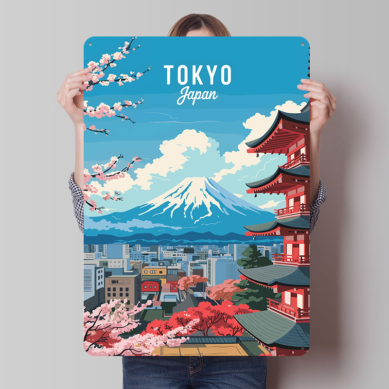 도쿄 일본 여행 틴 플라크 포스터 맞춤형 레트로 벽 장 - Retro Gaming Tokyo 리뷰 및 가격