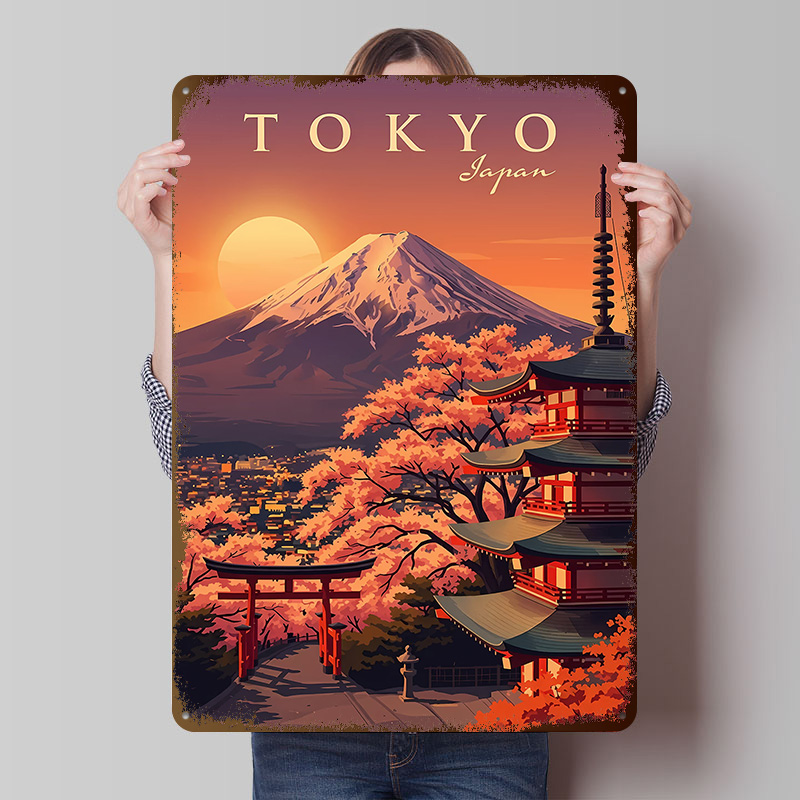 도쿄 일본 빈티지 여행 메탈 포스터 맞춤형 벽 장식 레 - Retro Gaming Tokyo 리뷰 및 가격