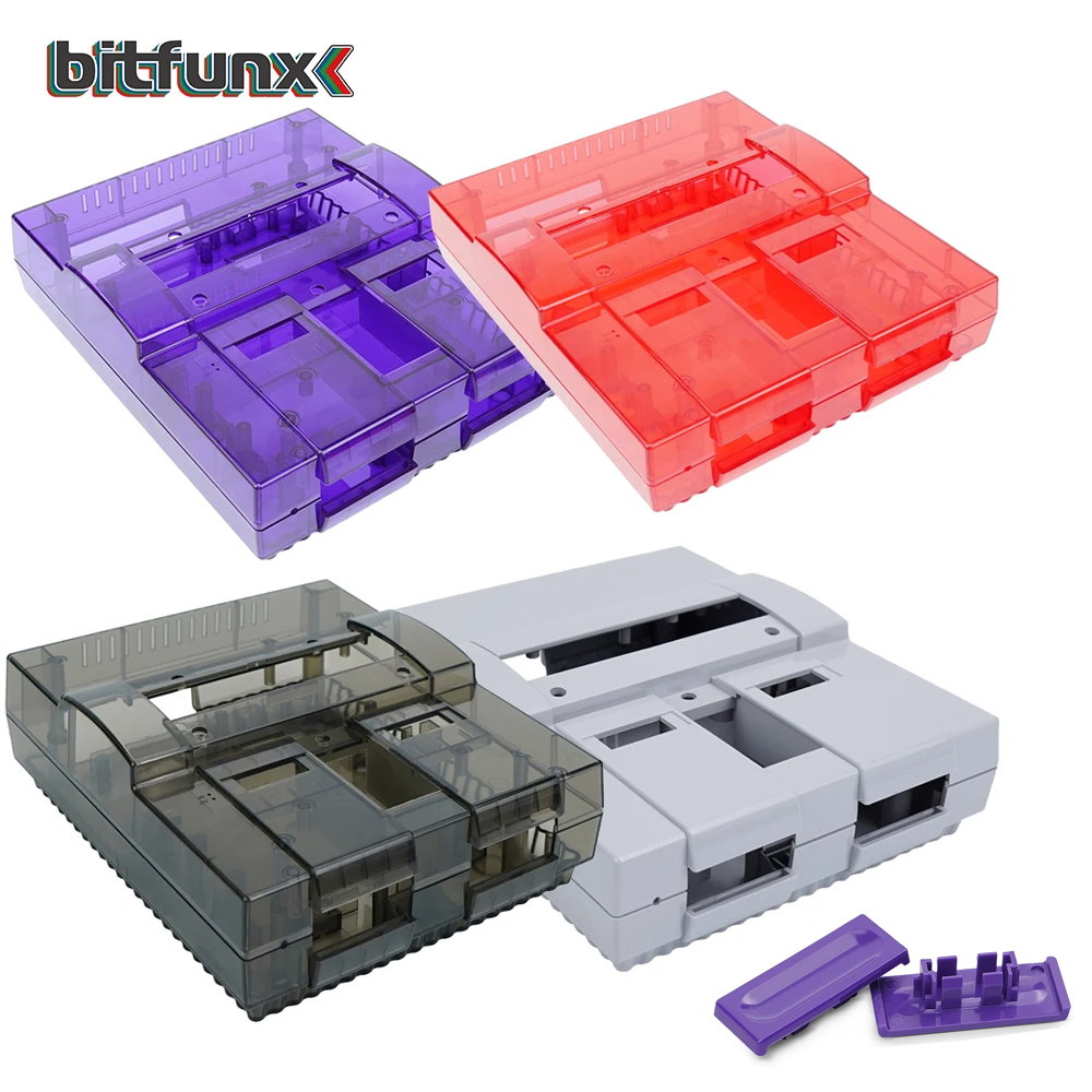 Bitfunx SNES 교체 쉘 투명 케이스 Ninte - Retro Gaming Console 리뷰 및 가격