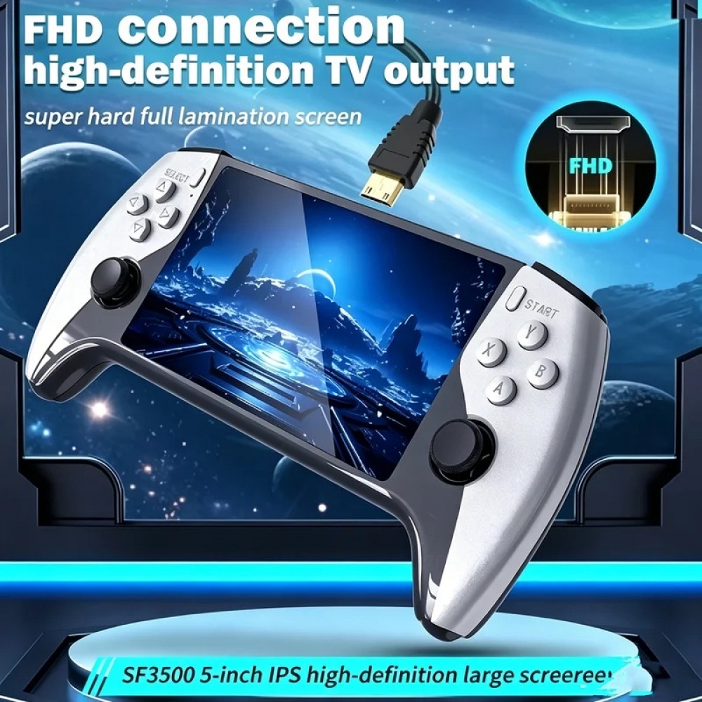 SF3500 5인치 휴대용 게임 콘솔 (PS1, GBA - Retro Gaming Console 리뷰 및 가격